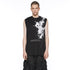 JULIUS 917CPM2 Black / Garden Sleeve Less Top